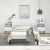 Bed Frame Dark gray Velvet (100% polyester), Plywood, Engineered wood - 4 of 4