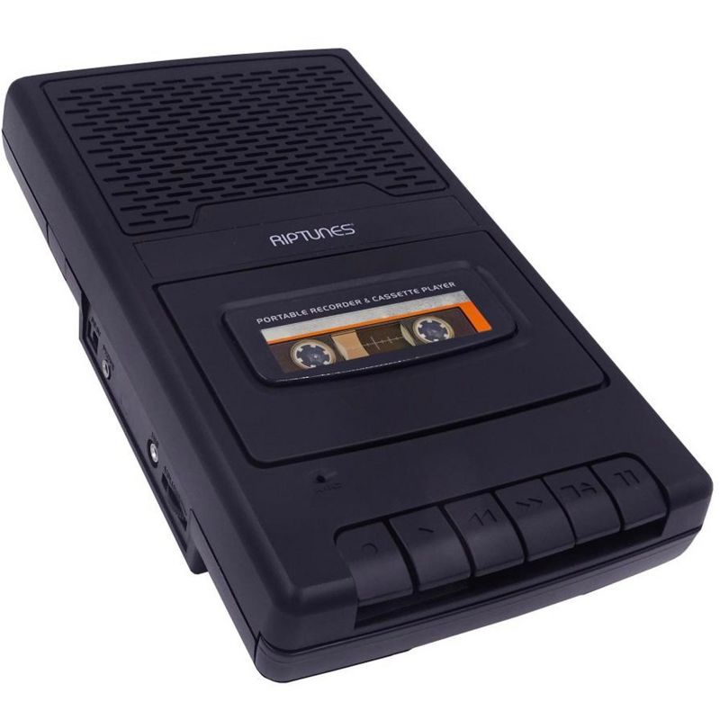 Riptunes Cassette Player and Recorder. Black, 2 of 4