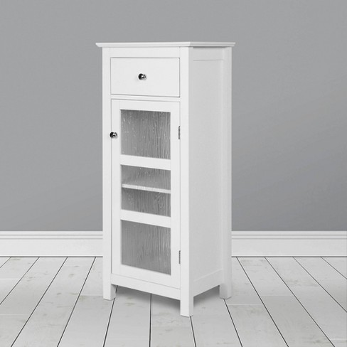 Universal Tall Clothing Storage Cabinet in White - Engineered Wood