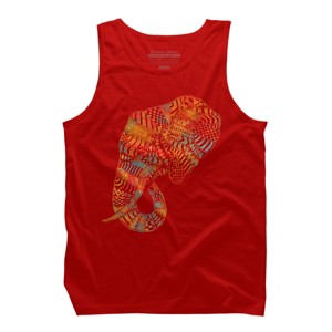 Men's Design By Humans Elephant (Majestic) By kase Tank Top - 1 of 3