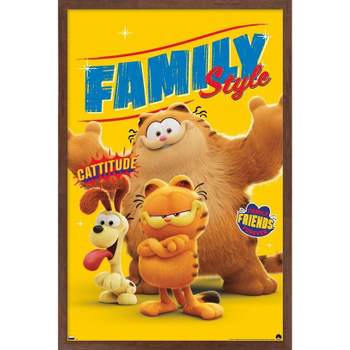 Trends International The Garfield Movie - Family Style Framed Wall Poster Prints