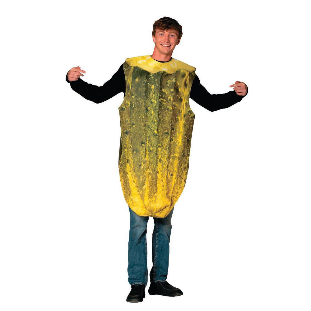 Imposta Costumes Adult Bitten Pickle Costume Bodysuit Green One Size