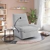 Nebula Vortex 38.98'' Velvet Upholstered Power Recliner - 3 of 4