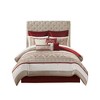 24Pcs Bedding Set, Solid Bedding Set, Microfiber Bed Comforter - 3 of 4