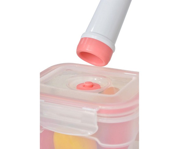 Lasting Freshness Vacuum Seal Food Storage System Set Round 11pc