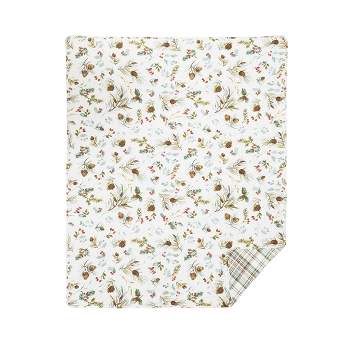 C&F Home Edith Quilted Holly Botanical Throw Blanket