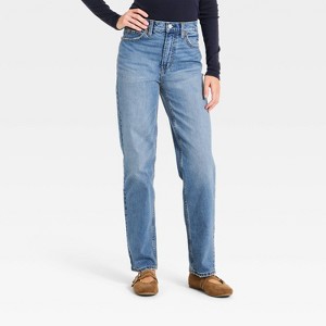 Women's Highest-Rise Vintage Straight Jeans - Universal Thread™ - 1 of 3