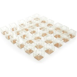 Okuna Outpost 32 Pack Plastic Chair Leg Caps Silicone Furniture Protectors 1 26 X 1 46 In Target