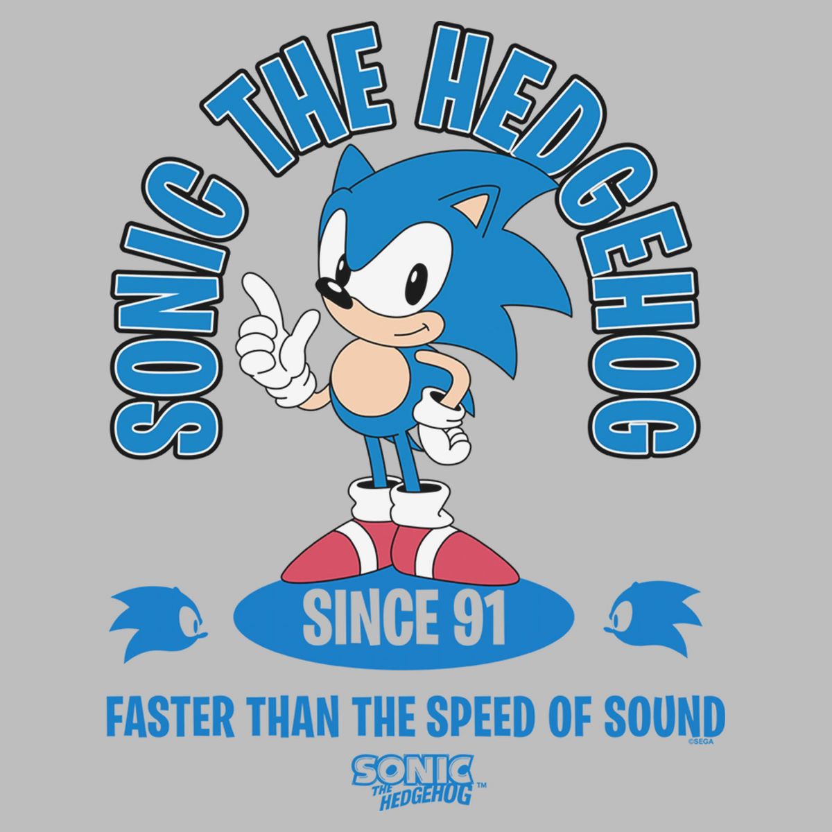 Mens Sonic the Hedgehog Faster Than the Speed of Sound Tank Top - thumbnail 2