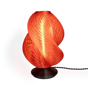 JONATHAN Y Gema 13.5" Mid-Century Coastal Plant-Based PLA 3D Printed Dimmable (Includes LED Light Bulb) Table Lamp - 1 of 4