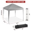 10 x 10 FT Pop Up Canopy Tent, Commercial Portable Canopy with Wheeled Carry Bag, Waterproof Party Tent for Patio, Garden - 2 of 4