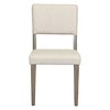 NicBex Round Dining Table Set for 4 Round Table with Curved Trestle Style Table Legs 4 Upholstered Chairs for Dining Room - 4 of 4