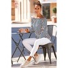 Women's Printed Off Shoulder Top - LASCANA - 4 of 4