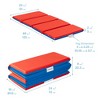 ECR4Kids Premium Folding Rest Mat  5-Pack - Red/Blue - 2 of 4