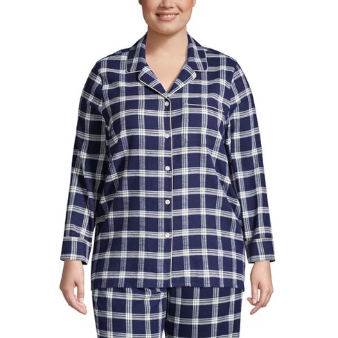 Lands' End Women's Print Flannel Pajama Pants : Target