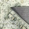 Area Rugs Machine Washable Boho Rug Vintage Rugs Floral Rugs Soft Carpet - 4 of 4