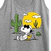 Women's - Peanuts - Snoopy and Woddstock Graphic Racerback Tank - 2 of 4
