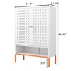 RISOKEYS Five-Layer Freestanding Metal Shoe Storage Cabinet with Doors,Organizer Shoe Storage Cabinet for Entryway,Hallway - 3 of 4