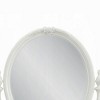 Royal Hampton Vanity Dresser Mirror, 35x48, White Wood Floral, Beveled Edge - 4 of 4