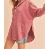 Women's Corduroy Contrast Pullover - AEMI + CO - 2 of 3