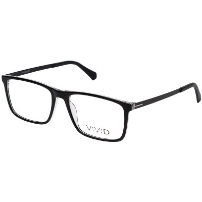 Vivid Designer Reading Blue Light Blocking Eyeglasses 886 in Light Blue 53 mm