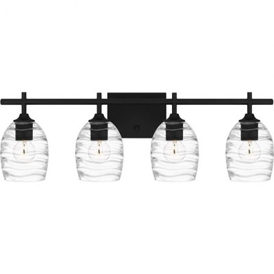 Quoizel Lighting Lucy 4 - Light Vanity in  Matte Black