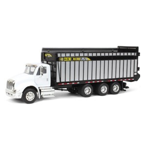 Spec Cast 1/64 White International 8600 with H&S Big Dog 1226 Forage Box HSM-001 - 1 of 4