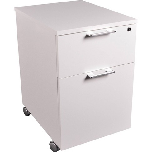 Lorell 26 1 2 Mobile File Cabinet 2 Drawer White Target