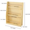 3 Tier Floor Standing Bookshelf, Modern Open Storage Display Bookshelf, Kids Bookcase Storage Organizer For Living Room Kids Room Bedroom Nursery - 3 of 4
