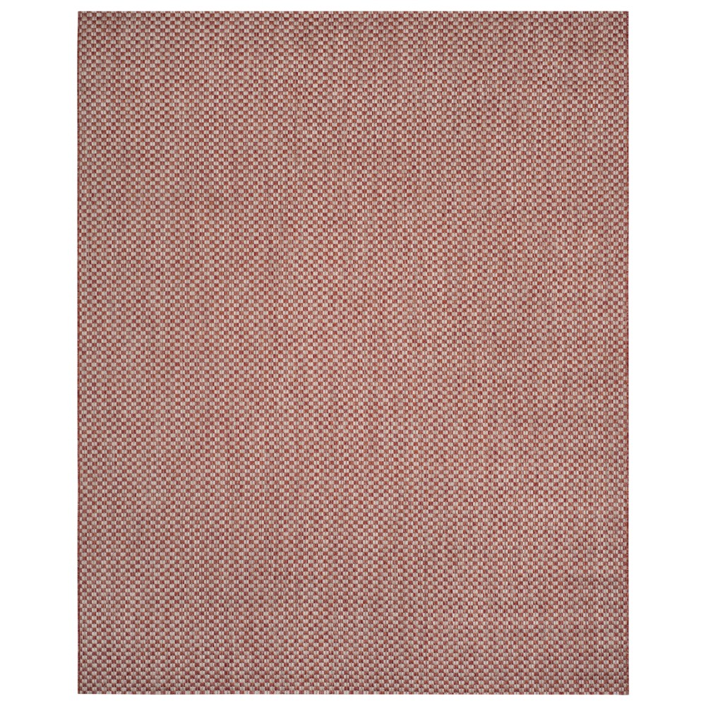 8' x 11' Tabatha Indoor/Outdoor Rug Rust/Light Gray - Safavieh