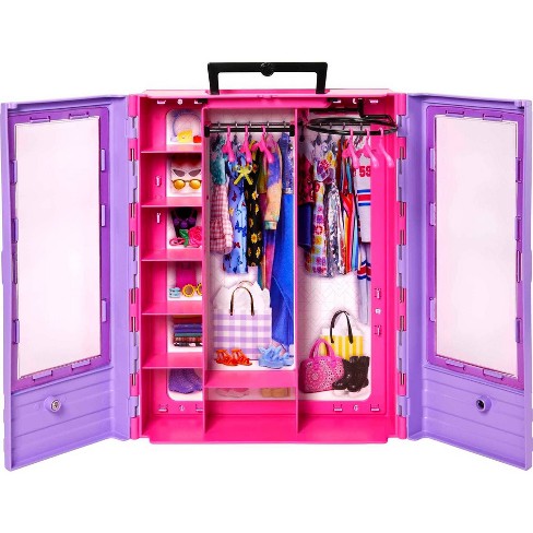 The Dolly Wardrobe Closet  Doll clothes storage ideas, Kids