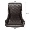 XINGHANZHENXUAN Accent Chair with Wooden Legs, Modern Wingback Reading Chair for Living Room, Bedroom, Office - 4 of 4