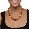 Ross-Simons 11-13mm Multicolored Amber Bead Necklace With Sterling Silver - 2 of 4