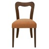 Upholstered Dining Chair Set of 2 Modern Contemporary with Rubberwood Frame & Open Back for Dining Room Kitchen-Baofuwish - 3 of 4