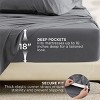 Deep Pocket Twin Sheets - 4 Piece, Prewashed Ultra-Soft Twin Sheets Set, Fits Mattresses Up to 18 Inches Thick, Breathable & Secure Fit, Hotel Luxury - 3 of 4