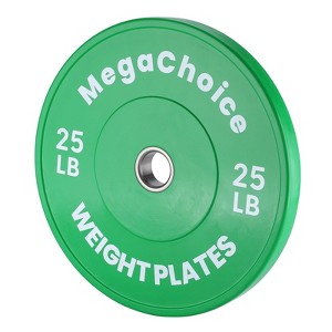 Rubber Bumper Weight Plates, Bumper Plates for Weightlifting, Home Gym Strength Training - 1 of 4