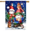 Briarwood Lane Winter House Flag 40x28 For Outdoor Warm Wishes Gnomes For Winter House Flag - 2 of 4