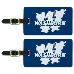 Washburn University Primary Logo Luggage ID Tags Suitcase CarryOn Cards  Set of 2 - 1 of 4