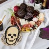 Jollity & Co. - Gold Skull Dessert Plates - Pack of 8 Paper Plates - 2 of 3