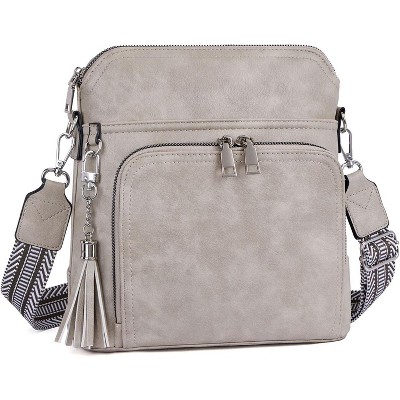 Crossbody Purse for Women Vegan Leather Medium Crossbody Wallet Bag for Travel Women Shoulder Handbags