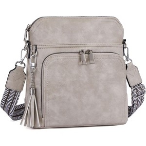 Crossbody Purse for Women Vegan Leather Medium Crossbody Wallet Bag for Travel Women Shoulder Handbags - 1 of 4