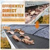 APRILSOUL 6” x 120 ft Durable Coated Steel Leaf Gutter Guards Micro Mesh Gutter Screens Gutter Protection Covers Fit K Style Gutter, Pack of 40 - 3 of 4