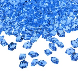 Unique Bargains Sparkling Resin Fake Ice Rocks for Vase Fillers DIY Home Decoration 1000 Pcs - 1 of 4