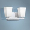 Minka Lavery Modern Wall Light Chrome Hardwired 12 1/4" 2-Light Fixture Soft Etched Opal Glass Shade for Bathroom Vanity Hallway - 2 of 2