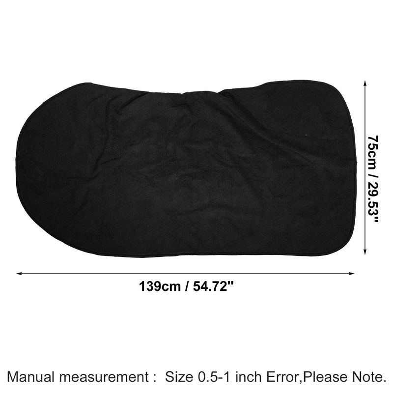 Unique Bargains Universal Anti-Slip Seat Protector Pad Car Seat Cover Black 2 Pcs, 3 of 8