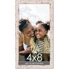 PosterPalooza | Panoramic Shabby Chic White Picture Frame - UV Acrylic, Foam Board Backing, Hanging Hardware - 2 of 4