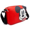 Disney Bag, Crossbody, Rectangle, Mickey Mouse Smiling Face Close Up, Red, Vegan Leather - 2 of 4