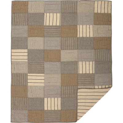 VHC Brands Sawyer Mill Block Quilted Throw