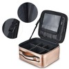 Byootique Small Makeup Case Cosmetic Bag Storage Box Mirror Toiletry Organizer - 4 of 4
