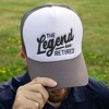 Pavilion Gift Company - Legend - Dark Gray Adjustable Trucker Hats - Hats - 2 of 4